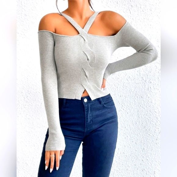 Crop Sweater - Picture 1 of 8